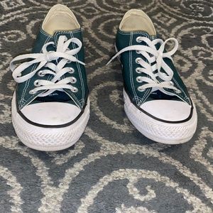 green converse ,size 9